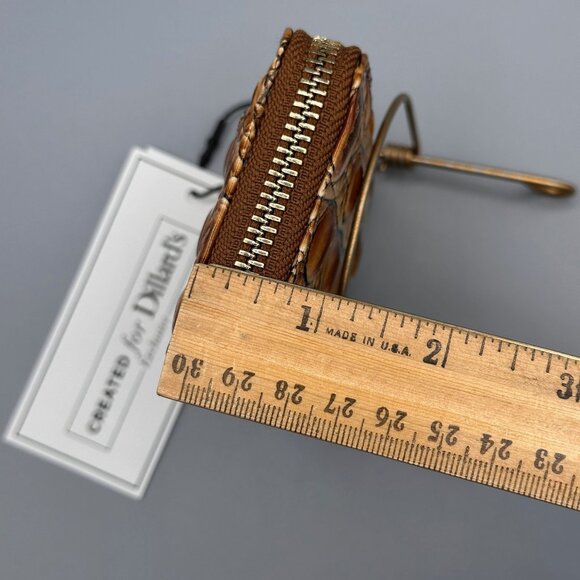 Brahmin Anita Luggage Brown Melbourne Leather Card Case Wallet V8615140000997 - Picture 15 of 15